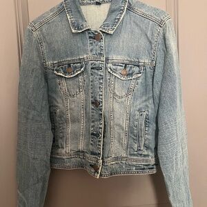 American Eagle Outfitters Light Blue Jean Jacket